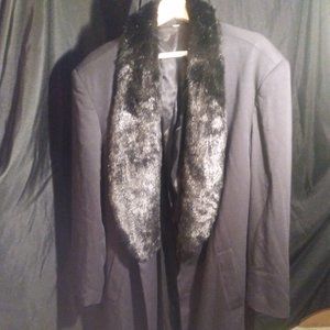 International Male Coat Faux Fur Collar